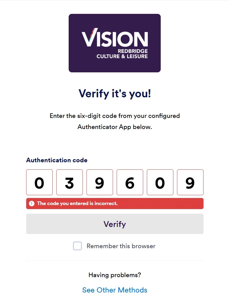 Authenticator Code Not Working Image 1 Screenshot 20