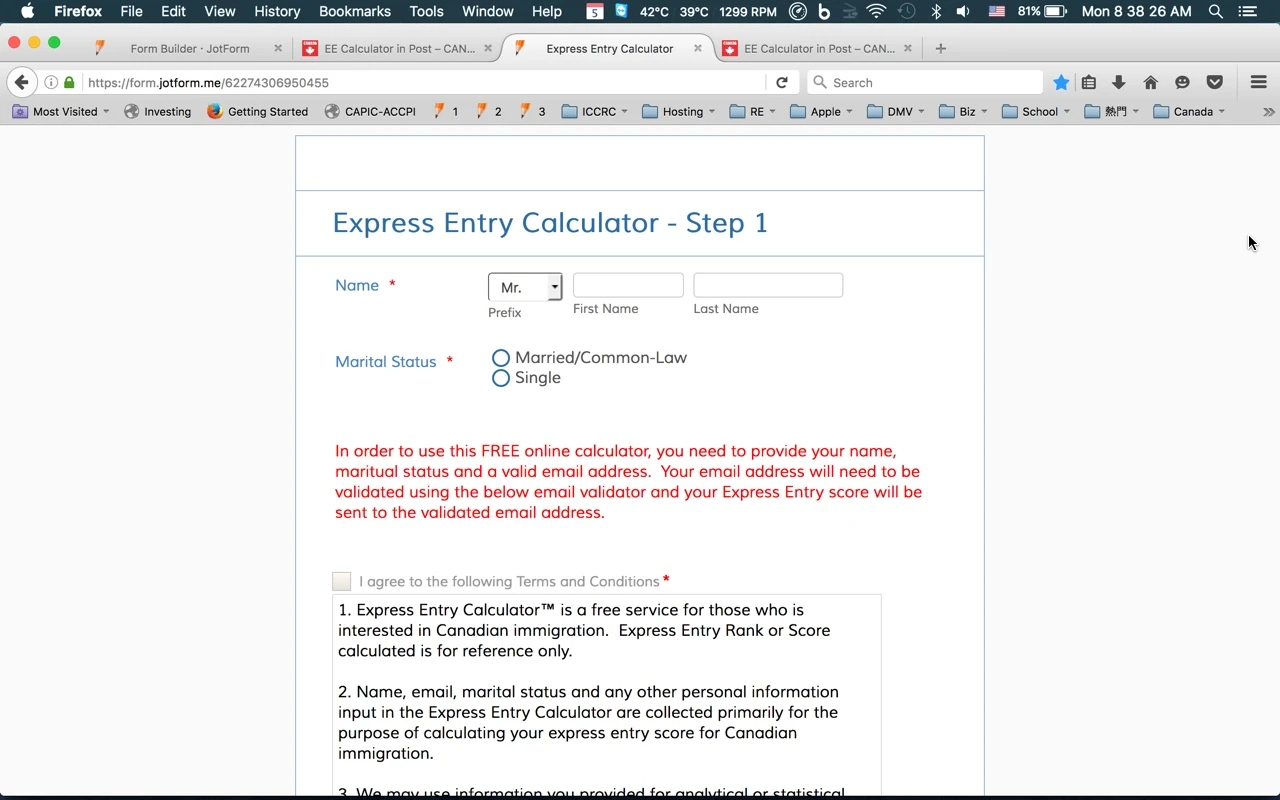 My form width is narrower in my blog (using embed code)? Image 2 Screenshot 41