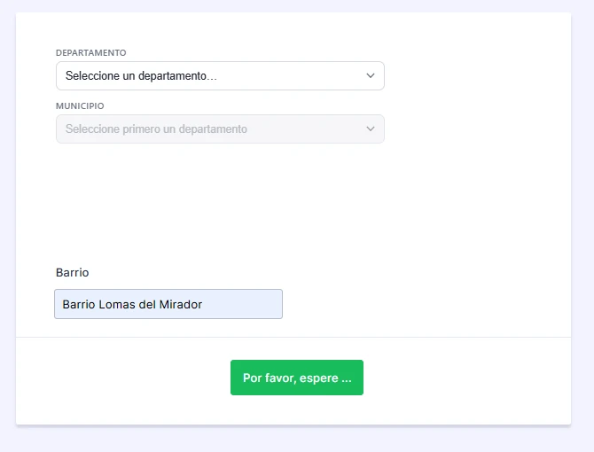 CUANDO ENVIO EN FORMULARIO SALE POR FAVOR ESERE Screenshot 20