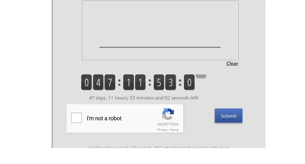 How to show countdown to event on form Image 1 Screenshot 20