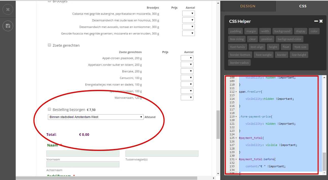 How to remove the word EUR in the price list of of sub products? Image 1 Screenshot 20