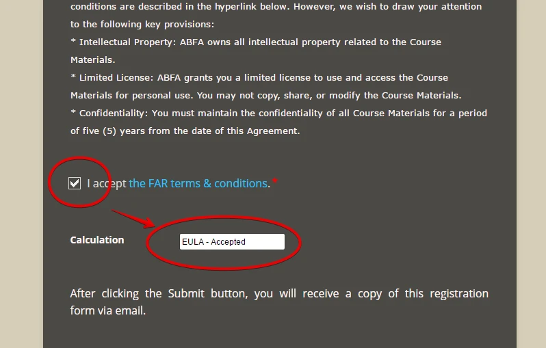 How can I add a unique title to the Terms and Conditions widget submission? Image 2 Screenshot 41