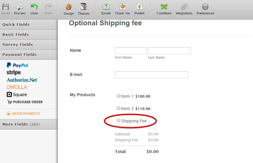How to have Shipping fees optional only Image 1 Screenshot 30