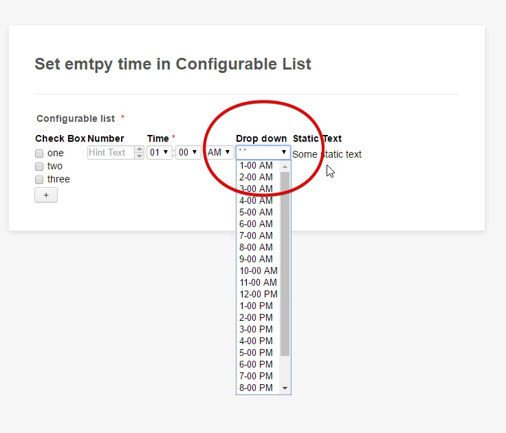 Set a default time to configurable list widget Image 1 Screenshot 20