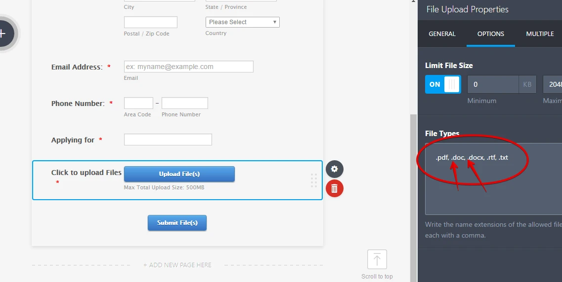 Upload button rejecting legitimate files Image 1 Screenshot 20