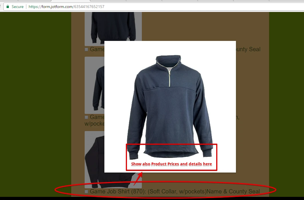 How to make image on products widget to show also the descriptions like price and item details Image 1 Screenshot 20