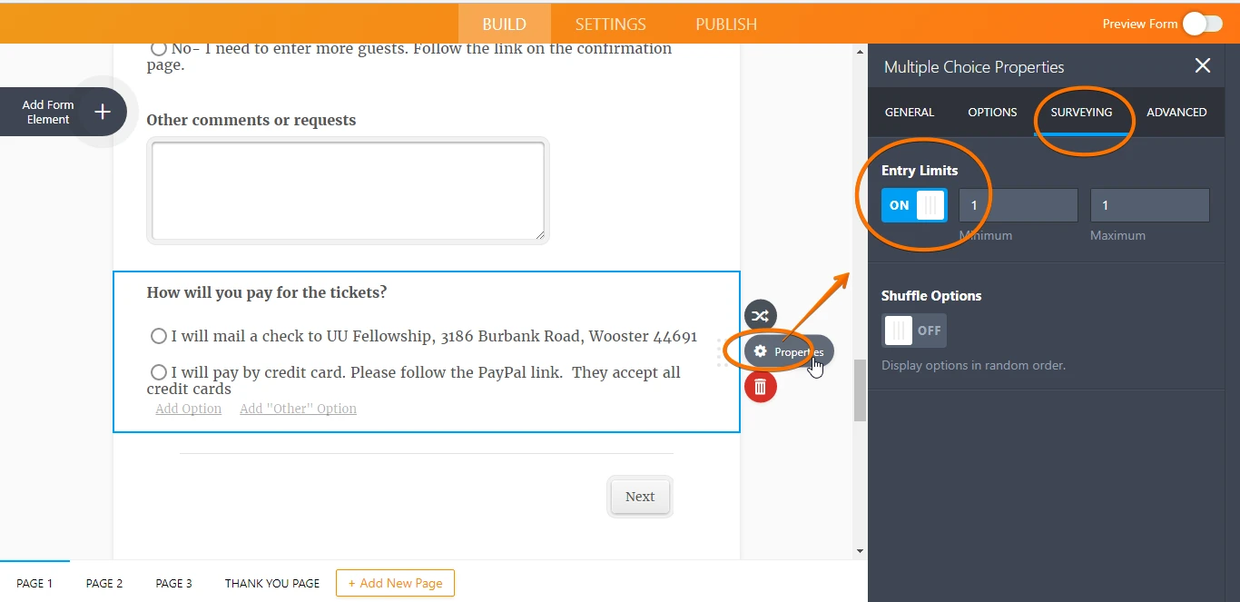 How to have pay by Check and PayPal option on the same form Image 3 Screenshot 82