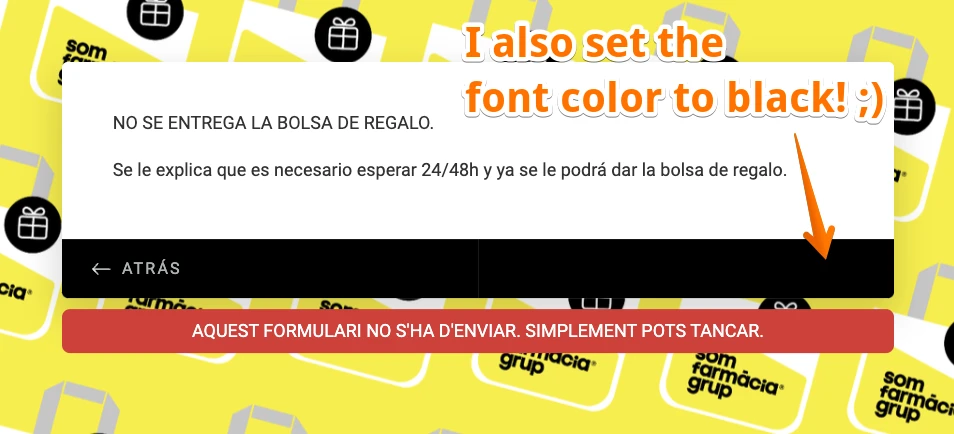 Formulario sin opción de envío Image 1 Screenshot 20