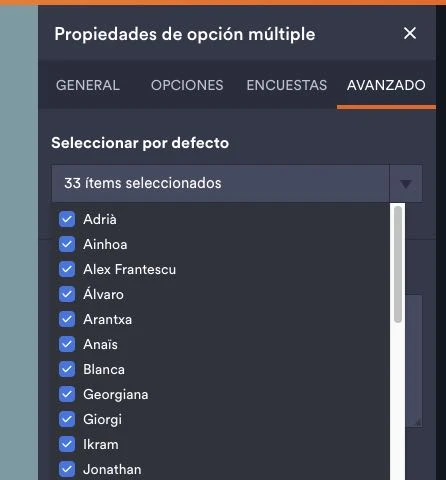 Es posible marcar por defecto dodas las opciones? Image 1 Screenshot 20