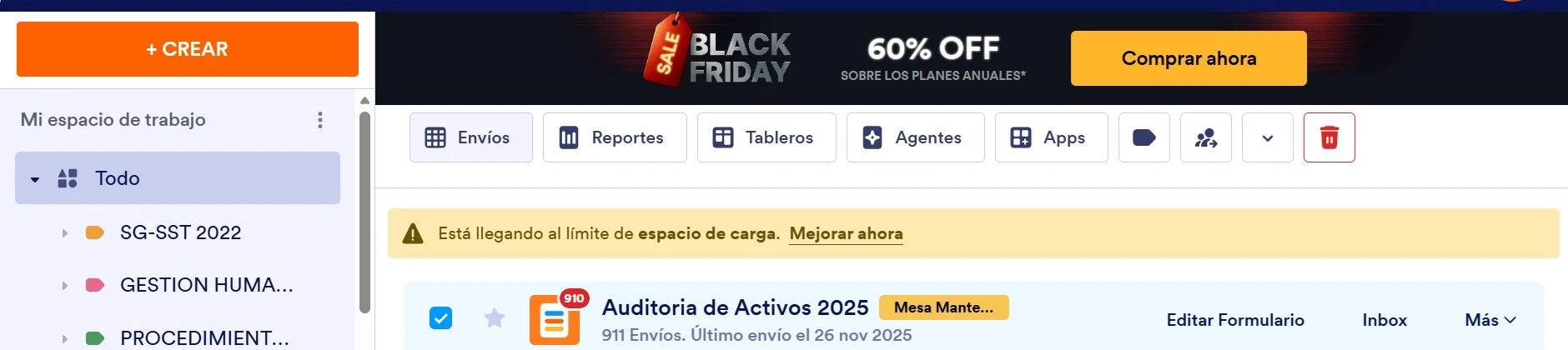 El análisis de formularios no tiene la información real Image 1 Screenshot 30