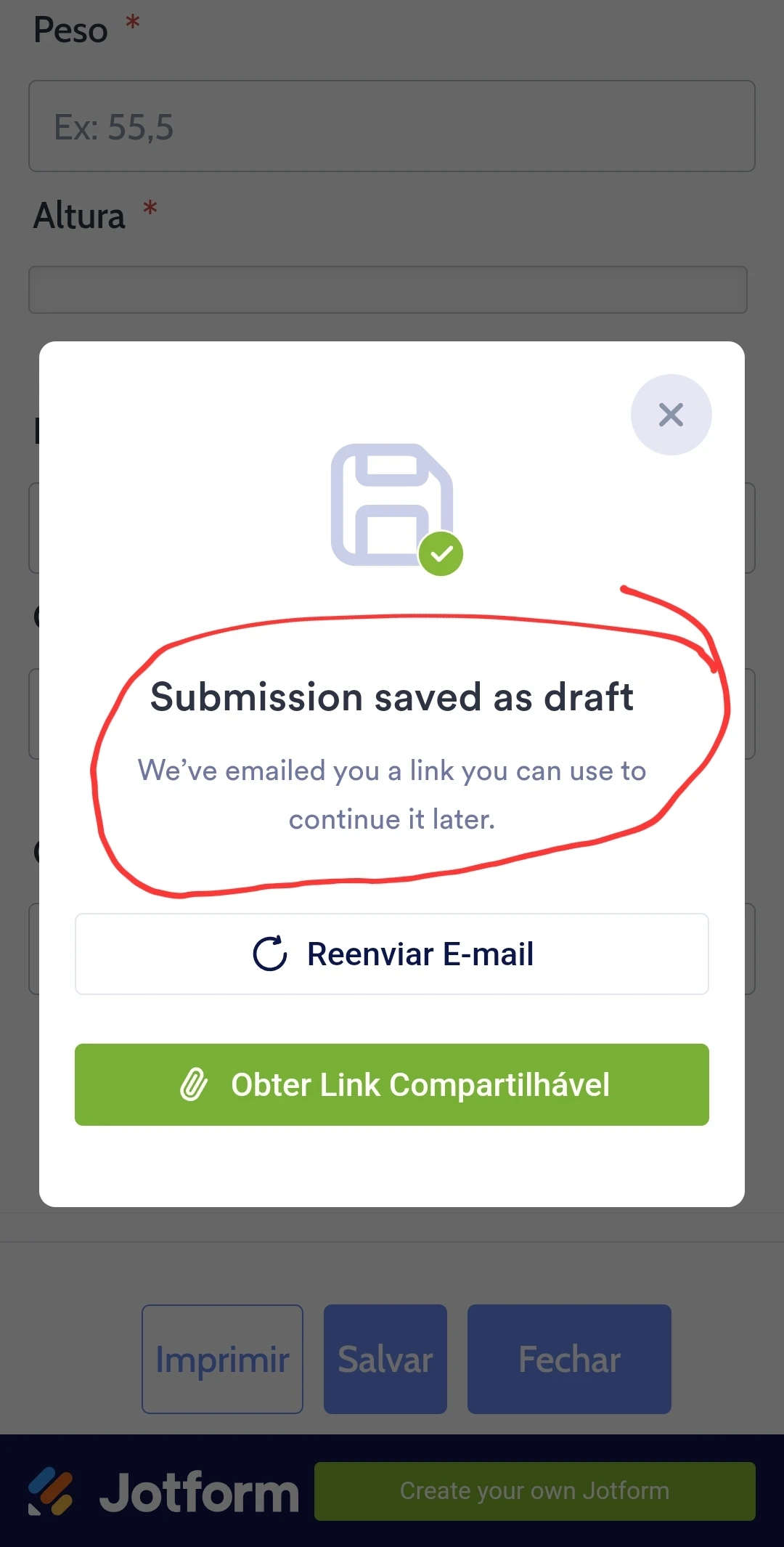 Form Builder: Translate language shown on pop up message when saving a draft of the form Image 1 Screenshot 30