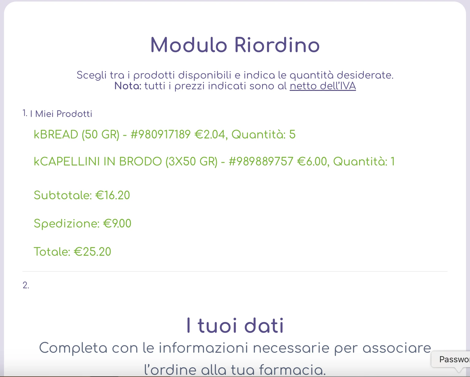 Aggiungere riepilogo ordine Image 1 Screenshot 30