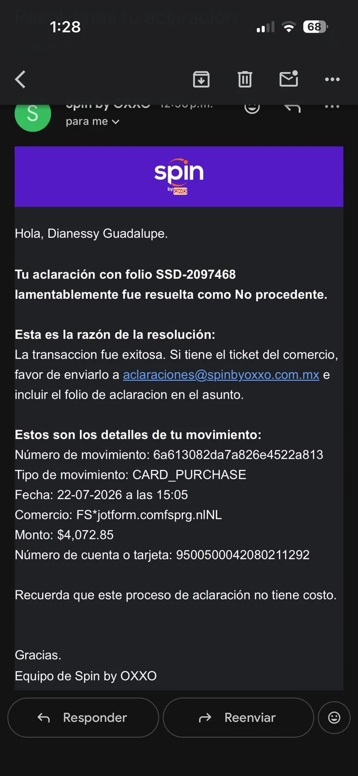 
Reembolso: Cargo incorrecto en tarjeta por plan mensual anunciado a 19 USD
Image-1