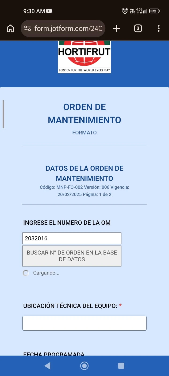 
Hoja de Cálculo a Formulario: Botón Buscar bloqueado y aparición de captcha tras múltiples envíos
Image-1