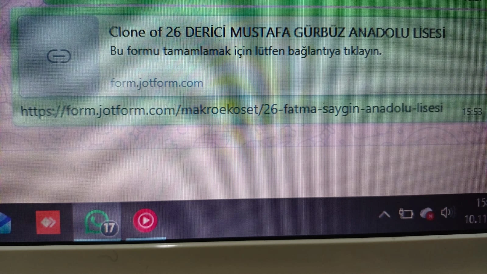 
Form Kopyalama: Form Başlığı ve Link Adında Değişiklik Yapılmasına Rağmen Eski İsim Görünmesi Sorunu
Image-2