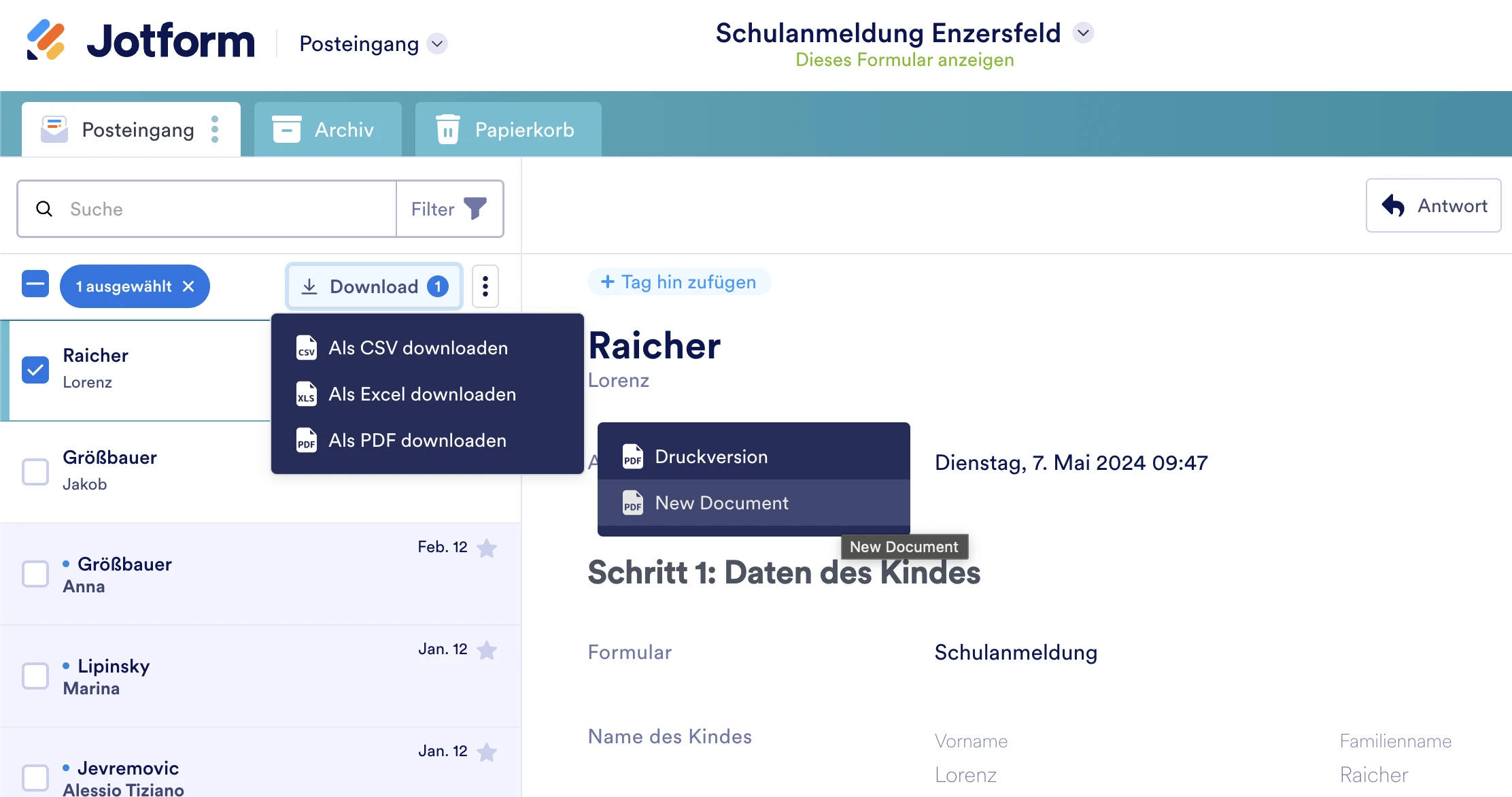 Möglichkeit zum Download von selbstdesigntem PDF wird nicht angezeigt Image 2 Screenshot 41