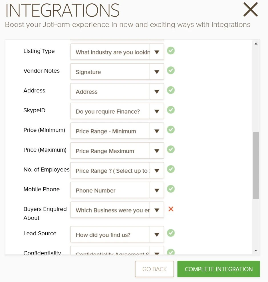 Issue with Zoho Intergration Screenshot 20