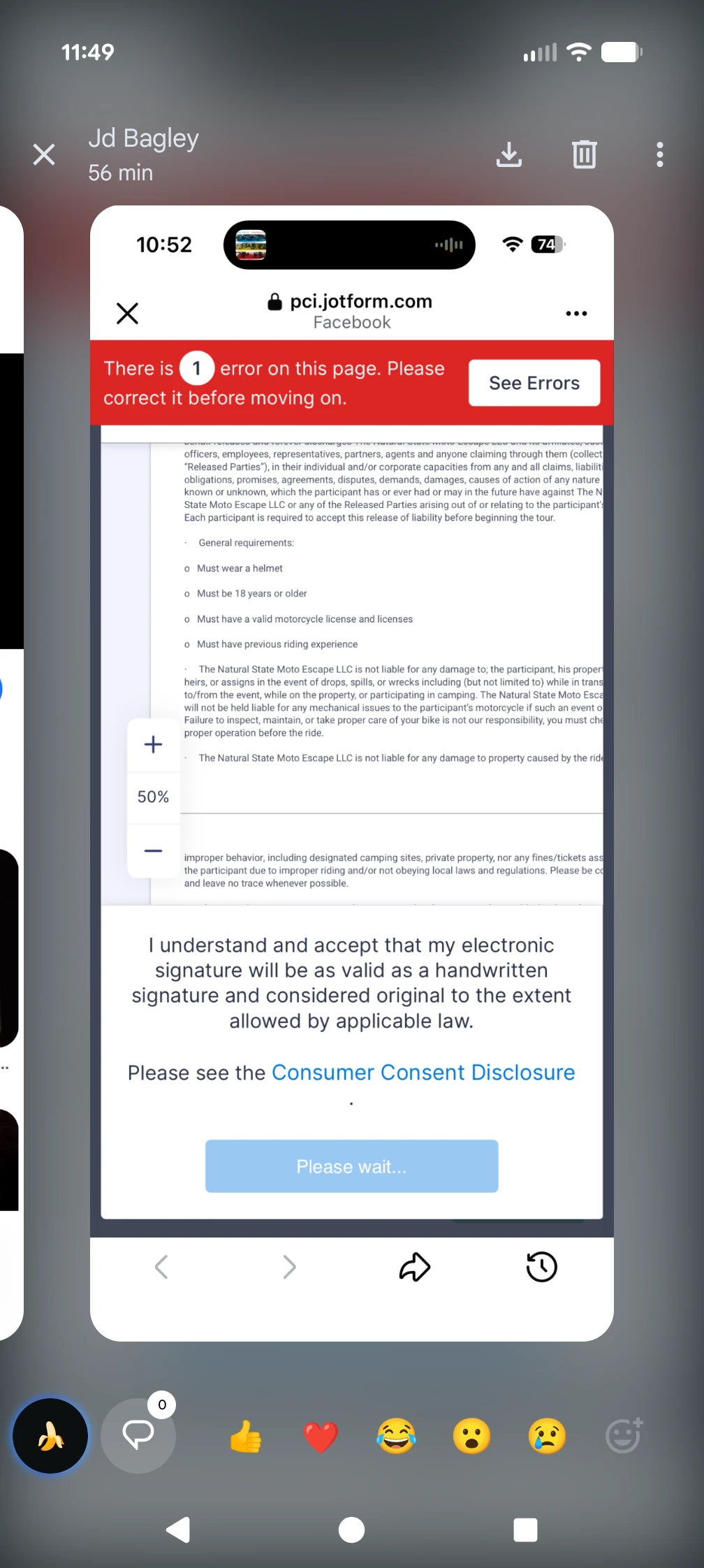 Users are getting an error preventing form submission Image 1 Screenshot 20