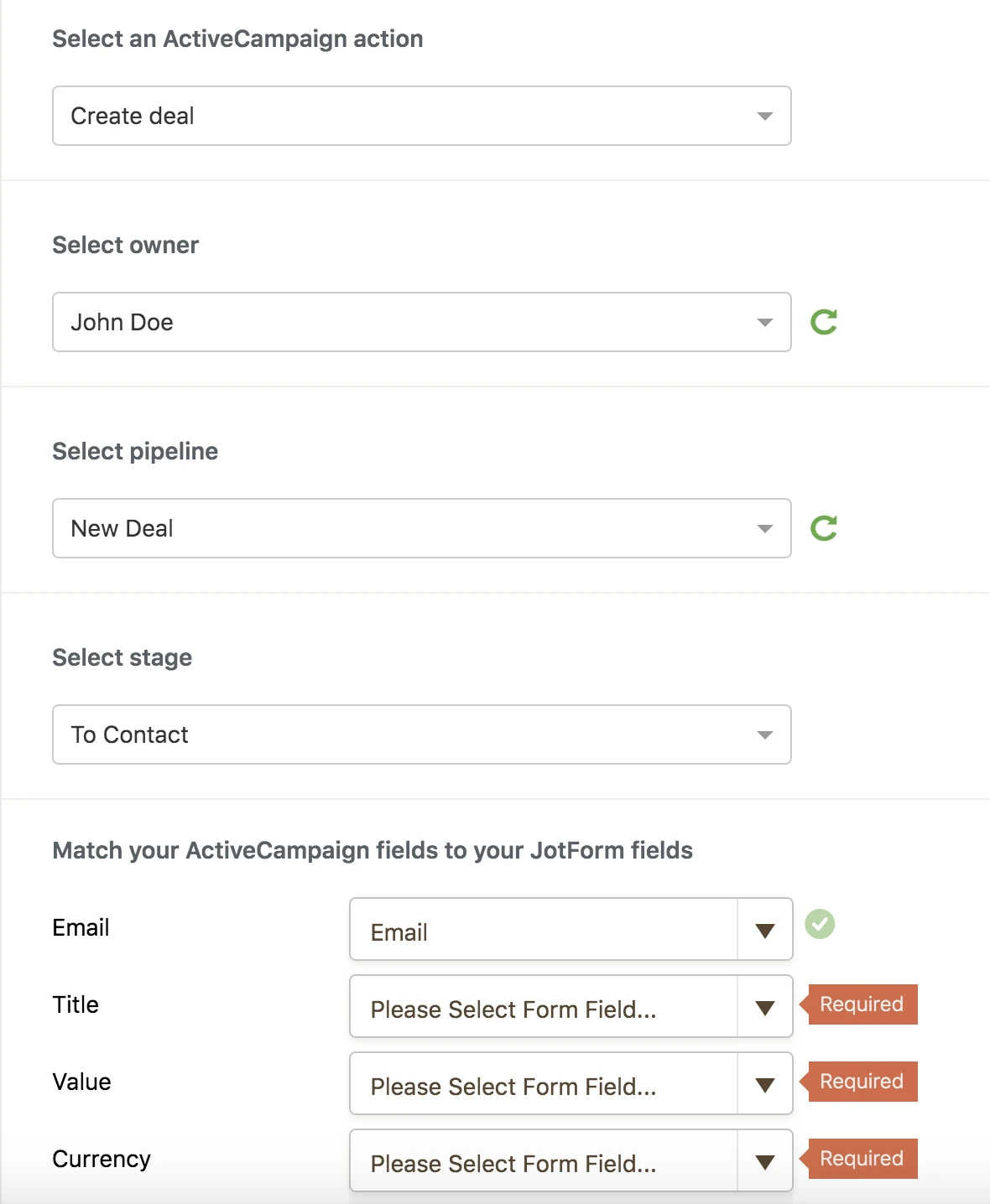 How can I integrate my form with Active Campaign? Image 105
