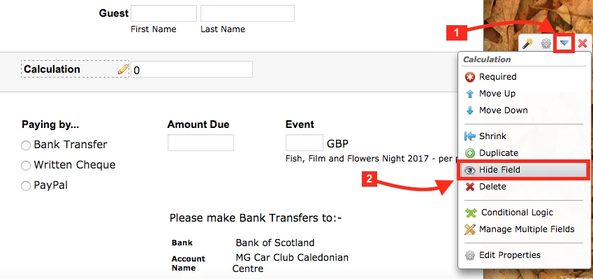 How to pass a fields value to payment field? Image 2 Screenshot 101