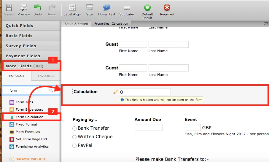 How to pass a fields value to payment field? Image 1 Screenshot 90