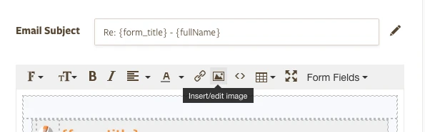 How can I add Form Title and image to my Notification and AutoRresponder emails? Image 6 Screenshot 175