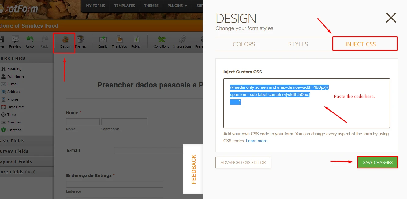 How to change style of form fields for Mobile Devices? Image 3 Screenshot 102