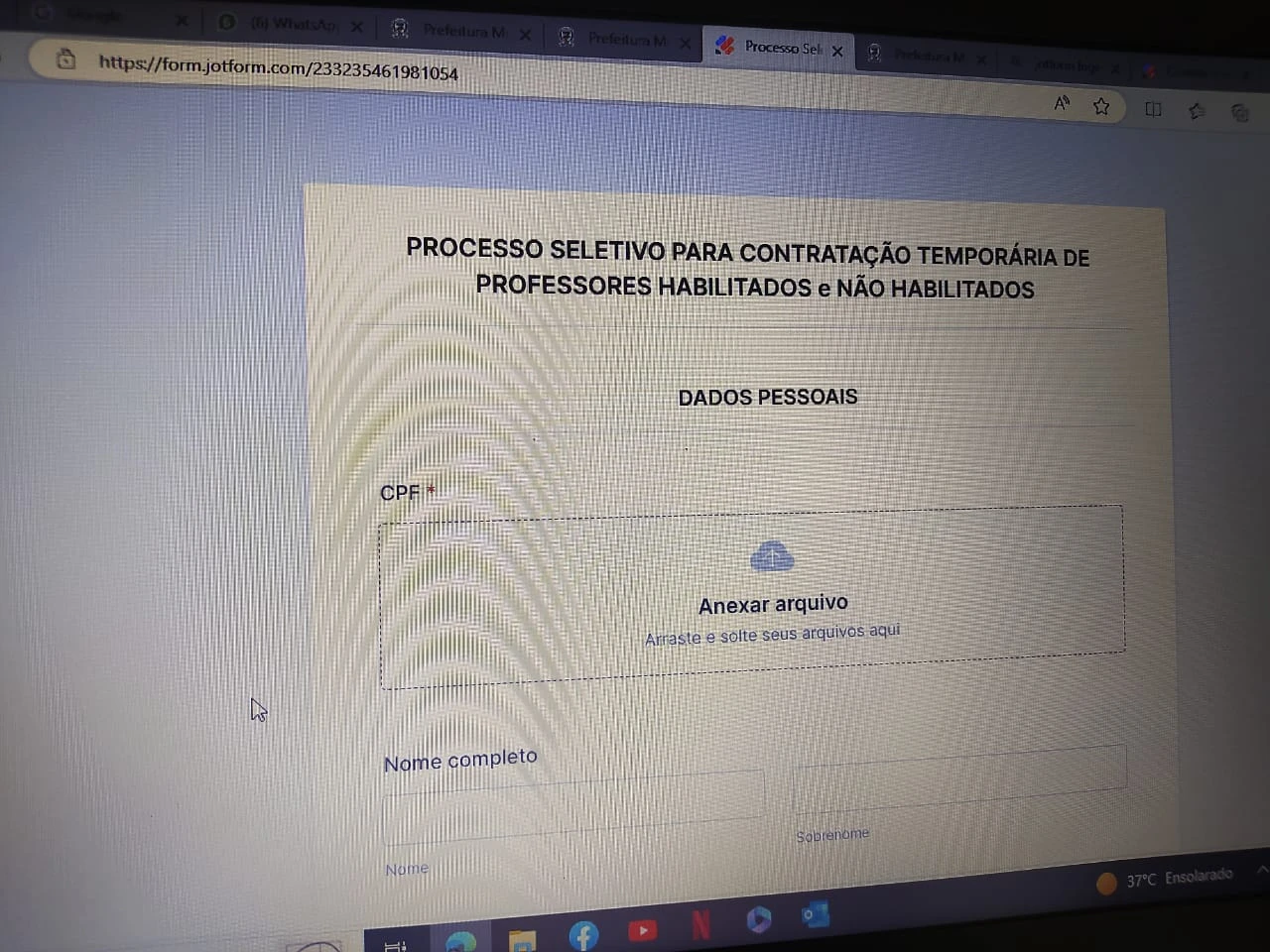 Jotform Thread 9399861 Screenshot