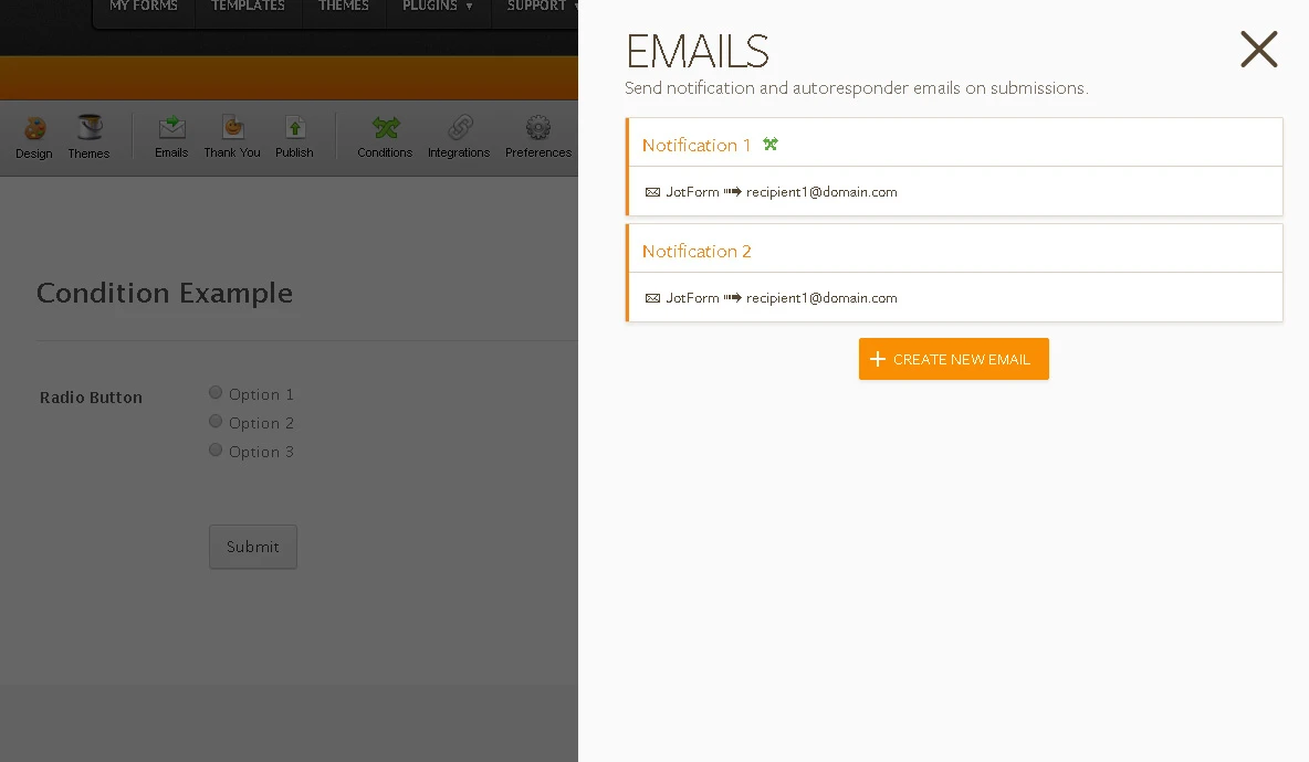 Change Email Recipient condition   does not send if opposite condition is not setup :( Image 1 Screenshot 40