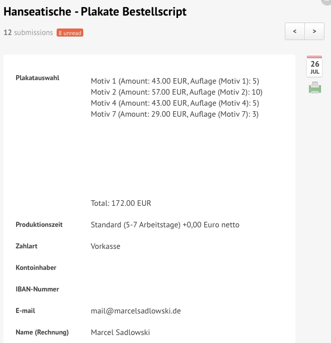 Purchase Order Form content not reflecting in Webhooks? Image 1 Screenshot 20