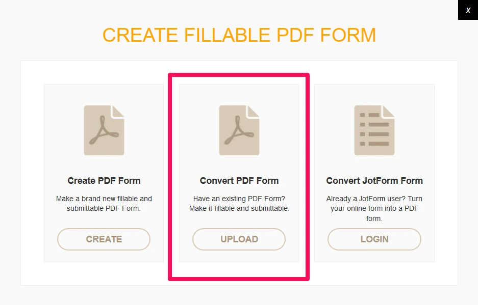 How to convert fillable PDF form into JotForm? Image 2 Screenshot 61