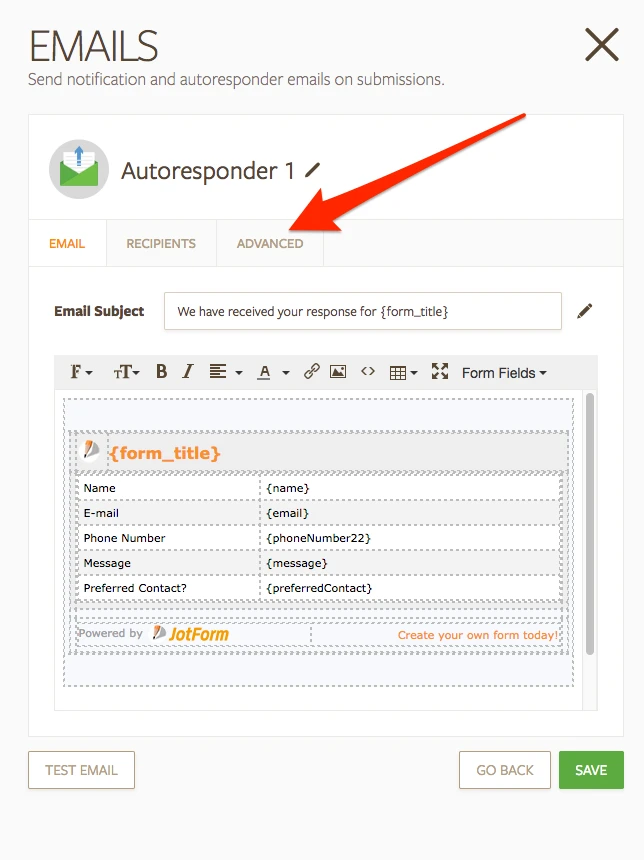 Can I use Jotform for email and texting auto responding? Image 2 Screenshot 51