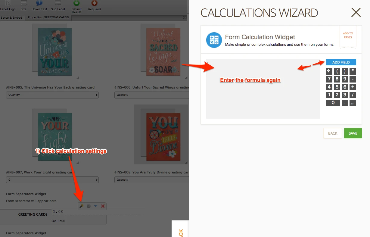 Having trouble getting my  Form Calculation Widget to work Image 2 Screenshot 51