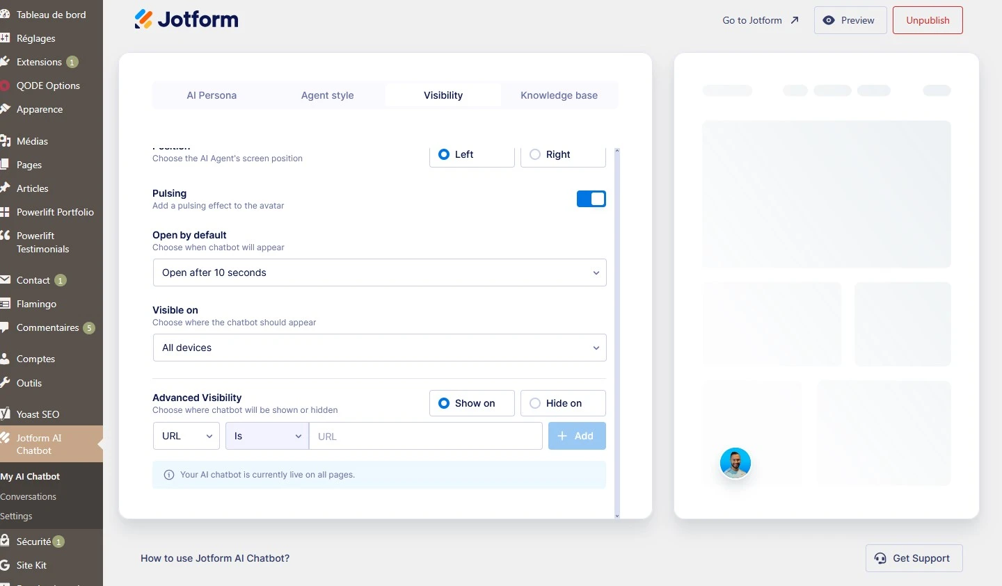 WordPress Chatbot Integration: Chatbot Not Displaying on Frontend with Elementor and QODE Theme
Image-1