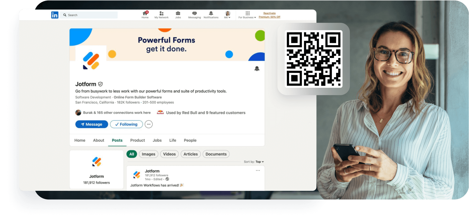 Promote your company page