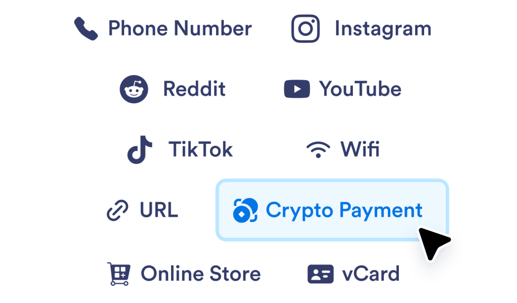 Choose your QR code type