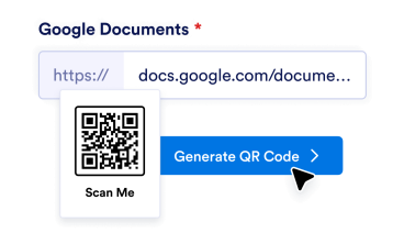Upload or link your Google Doc
