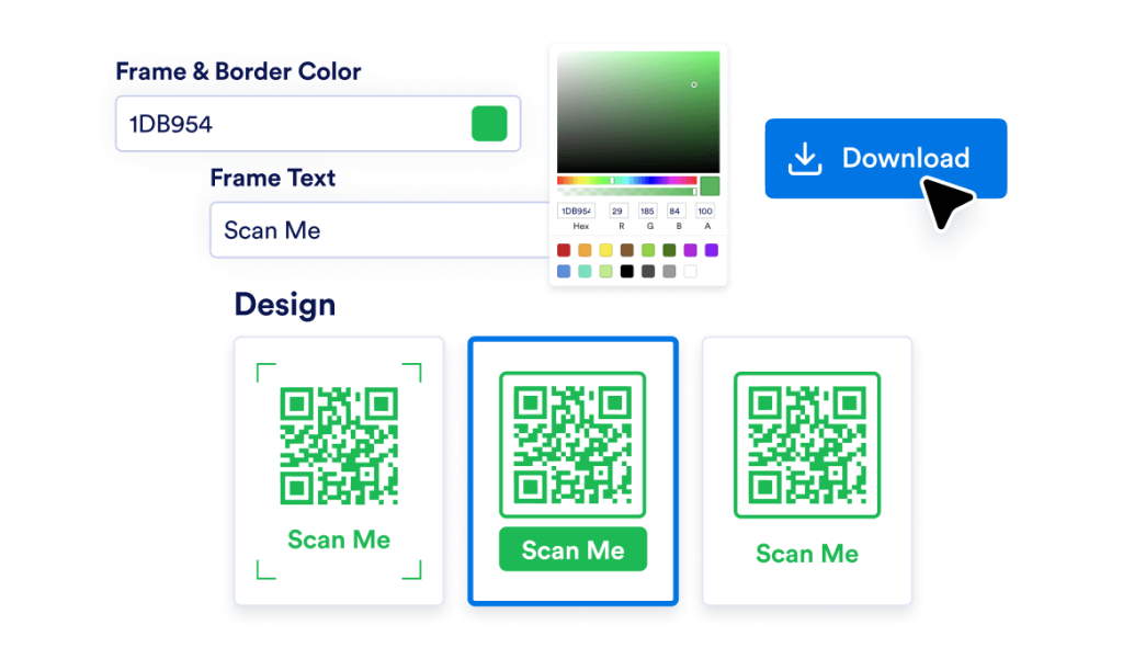 Customize your QR code