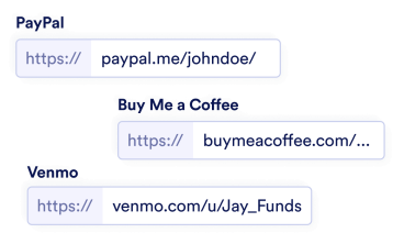 Input your payment details