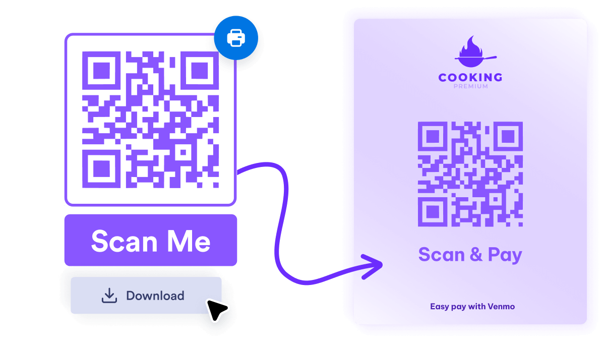 Download and share to collect payments