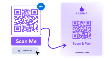 Download and share to collect payments