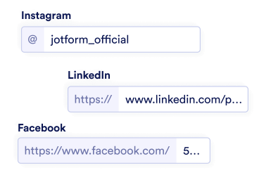 Upload your social media link