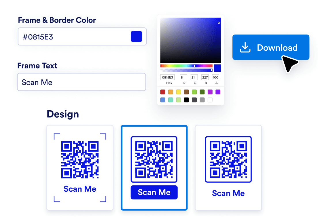 Generate and customize your QR code