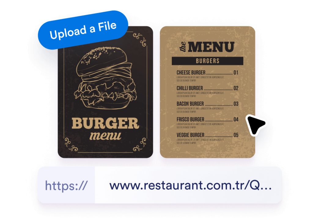 Upload your menu