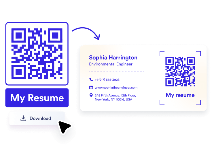 Share your resume anywhere