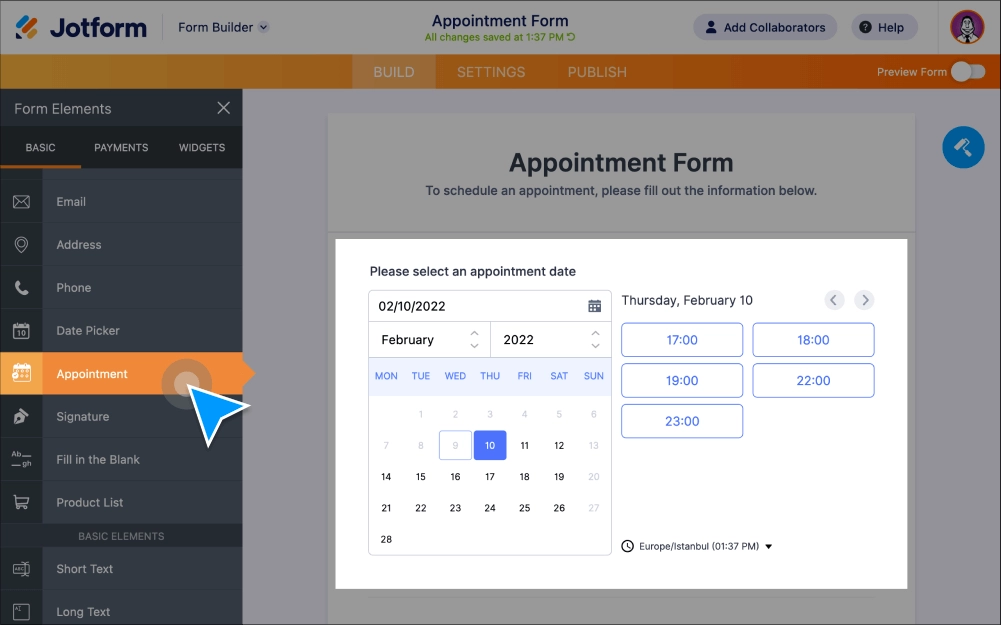 Appointment Scheduling