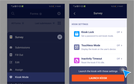 Kiosk Mode
