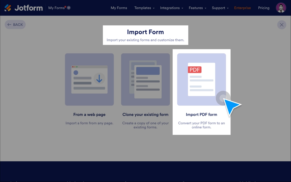 Importing Fillable PDFs