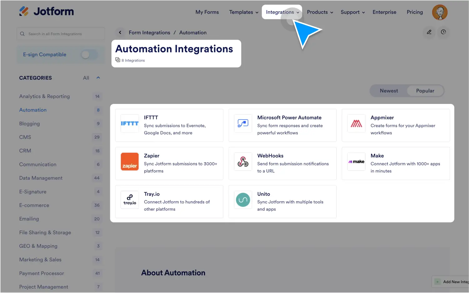 Automation Integrations