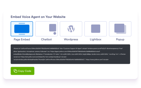 Embed Voice Agent
